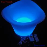 Led Illuminated Wine Ice Bucket With Stand photo-3
