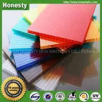 Building Project Materials 2.1*5.8m Frosted Hollow Polycarbonate Sheet photo-3