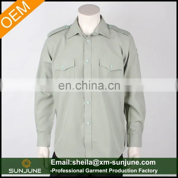 Long Sleeve Men's Industrial Work Shirt