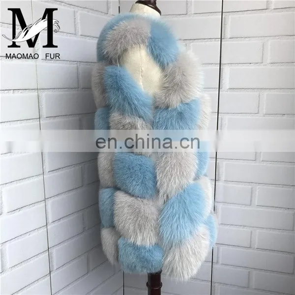 New Arrival 2015 Winter Warm Vest Fashion Women Fox Fur Vest Real Fur Coat photo-2
