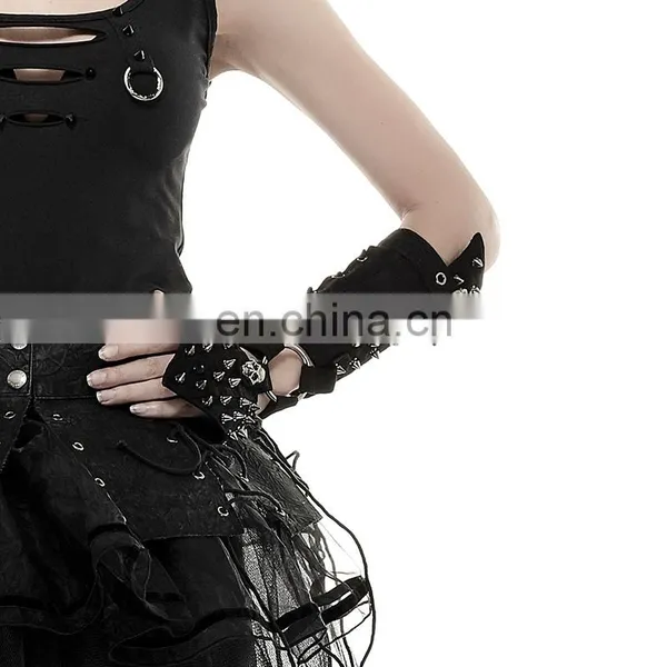Gothic Style Woven Armor Glove With Spikes photo-4