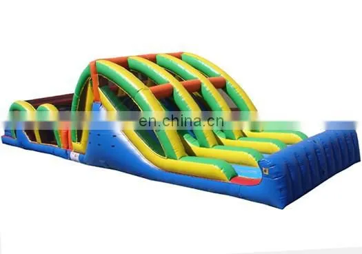 2014 New 3 Lane Mega Thrill Obstacle Course, Commercial Inflatable Obstacle Course photo-2