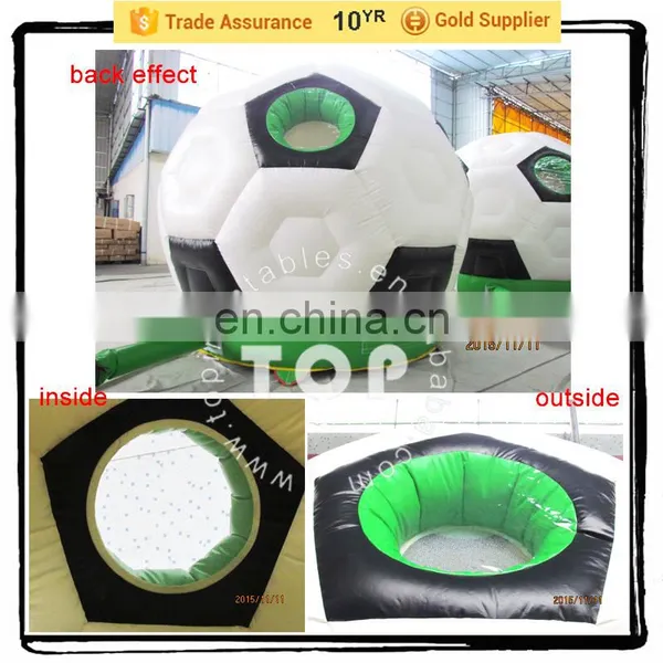 TOPINFLATABLES Bouncer, Football Bouncy House, Inflatable Castle photo-5