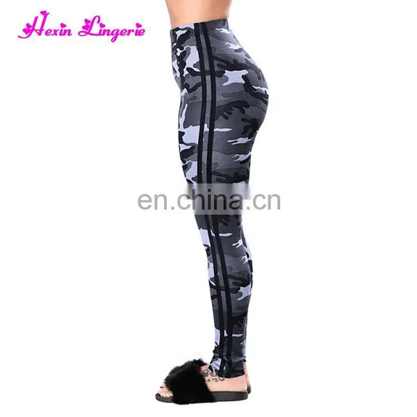 2017 Summer Women Sports Leggings Camouflage Gray Oem Yoga Pants photo-5