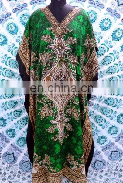 Casual Caftan Long Length Dashiki Kaftan Beautiful Printed Kaftan Maxi Dress~Casual EveningWear