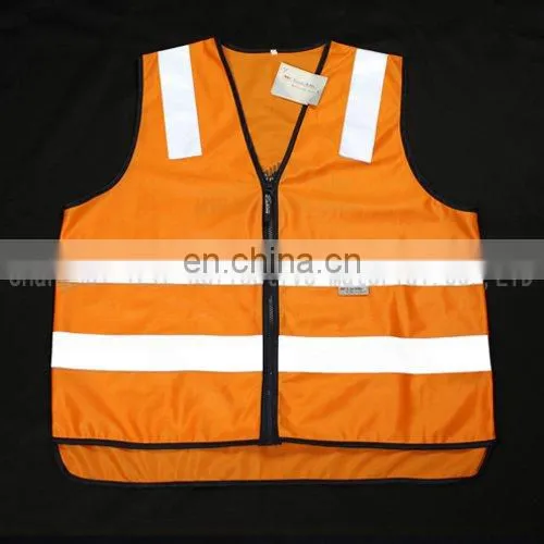 New High Visibility Warning Security Working Surveyor Safety Vest 100% Cotton Protective Safety Vest With Reflective Tape photo-5