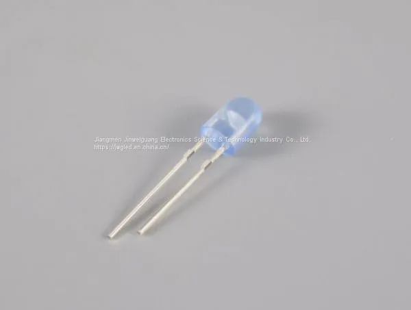 5mm Oval Blue Light Ultra Brightness Diffused Lens Led for Display Screen photo-3