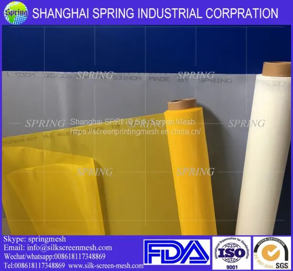 165T-31um Polyester Monofilament Silk Screen Printing Mesh for PCB, SMT, Touch Screen
