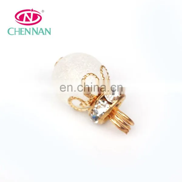 Wholesale New Arrival 16*20 mm Fancy White Ball Crystal Pendant for Necklace photo-4