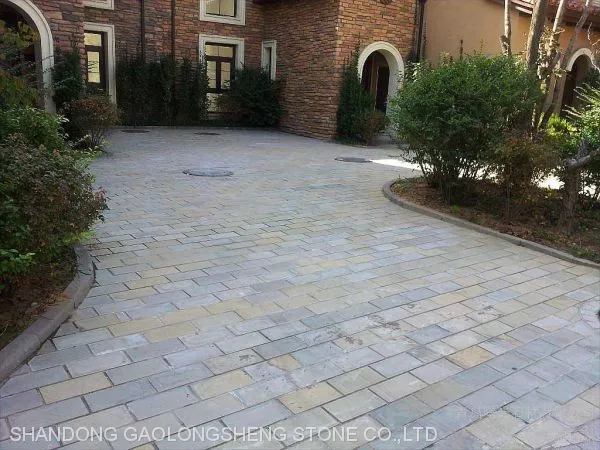 Rusty Blue Mixed Sandstone, Rusty Landscaping Sandstone,two Color Sandstone photo-2