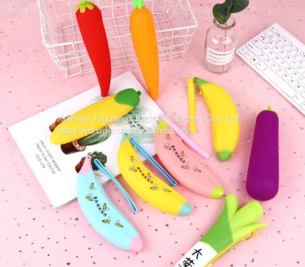 Silicone Fruit Pencil Bag photo-3