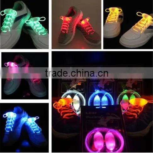 LED Shoelaces Shoe Laces Flash Light Up Glow Stick Strap Shoelaces Party Queen