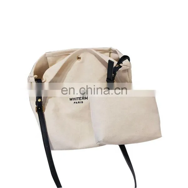 Extra Heavy Large Small Size Personalized Custom Logo Canvas Tote Cotton Canvas Blank Shopping Bag For Grocery photo-3