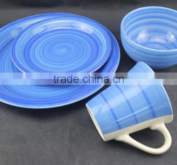 Stoneware Hand Painted Dinnerware Set With Cheap Price and Good Quality photo-2
