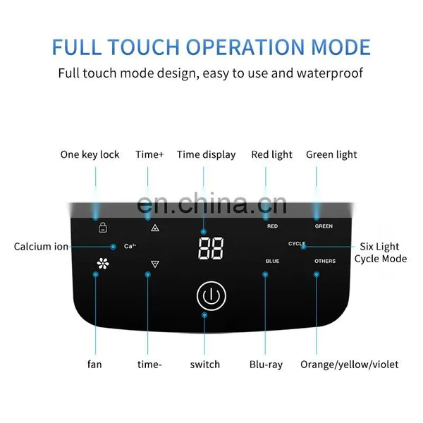 Factory PDT Therapy Facial Care Beauty Instrument 6 Colors Light Whitening And Rejuvenating Acne Foldable LED Light Skin Care photo-4