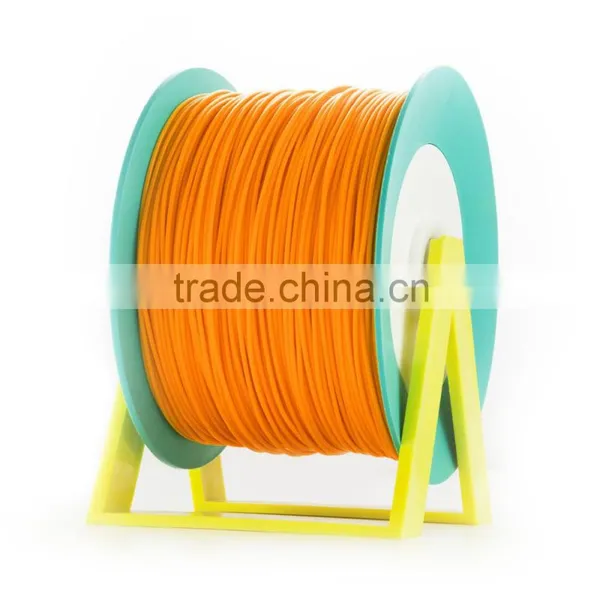 Pla 3d Printer Material Orange Filament With the New Spool Convertible Into a Coat Hanger. Spool Holder Included. photo-2