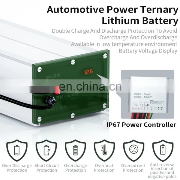 Solar System Off-grid Energy Storage System Lithium Battery for Home Farm Island Outdoor 4G Router Lighting Surveillance Camera photo-3