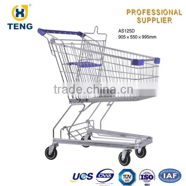 Shopping Trolley Coin Lock Collapsible Shopping Trolley With Seat photo-2