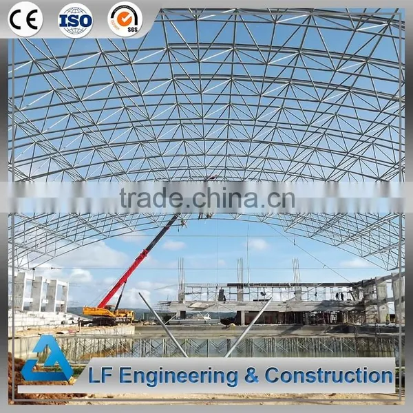 Inexpensive Long Span Steel Structure Swimming Pool Roof photo-2