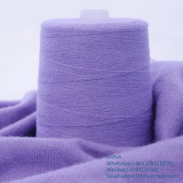 Raw White 100% Combed Compact Cotton Ring Spun Yarn For Knitting And Weaving photo-4