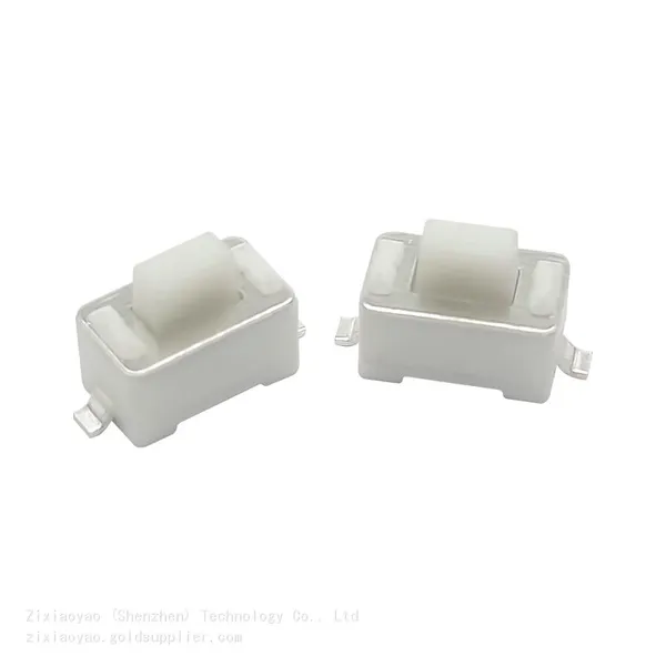 SMT Touch Switch Stainless Steel Spring 3X6X5H 260GF White Two Pin RTMSW-3650-01R photo-2