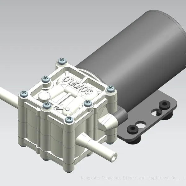 SOVOFLO Micro Diaphragm Pump KDP-14 DC 12V 24V Electric Membrane Pump High Suction 2 Meters Self-priming Water Pump Brush/Brushless Motor Assembled Low Noise Operating for Cold and Hot Water 0-100℃
