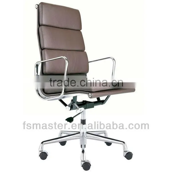 High Back Soft Pad Chair Pu/genuine Leather Material With Soft Cusion Office Chair photo-2