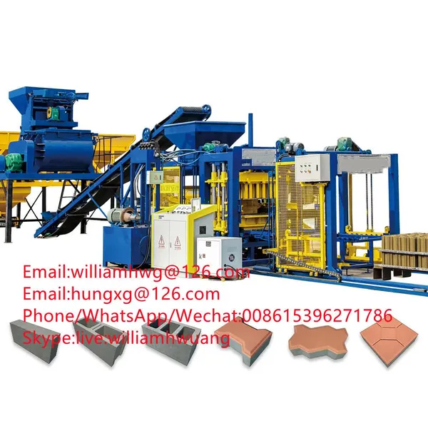 Hollow Block Brick Making Machinery Concrete Block Machine Factory