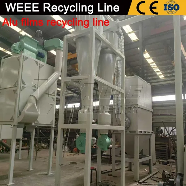 Aluminum Foil Recycling Equipment for Food Packaging Waste