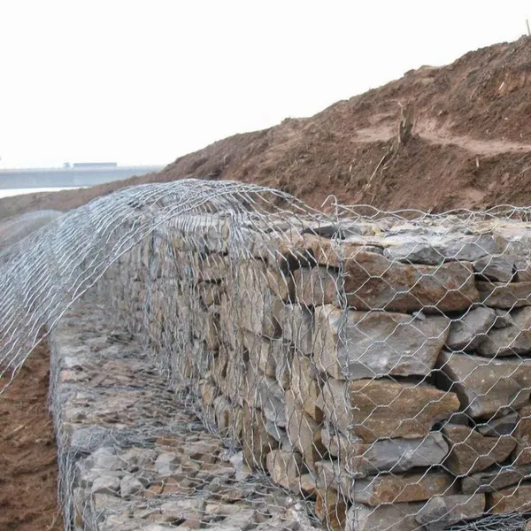 Hot Dip Galvanized Gabion Basket / 10x12cm Hexagonal Gabion Manufacturer photo-6