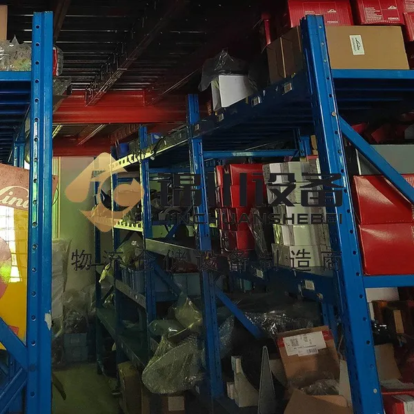 Galvanized Steel Double Column Shelving System for Warehouse Storage