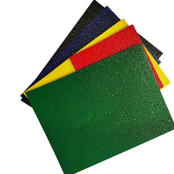 Anti-Corrosion FRP Fiberglass Panels Waterproof Embossed Plate for Bus Station Awnings Biological Welding Construction photo-2