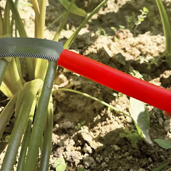 Red Handle Sickle Agricultural Sickle Hand Sickle Garden Tool for Farm Harvesting Gardening and Wholesale Supply photo-2