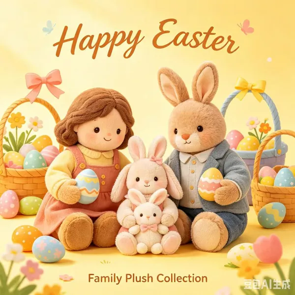 Plush Toys - Chickens, Ducks, Cats, Bears, Dogs, Rabbits, Sheep, Easter, Birthday, Gifts, for Giving, Dolls, Celebrity Dolls photo-2