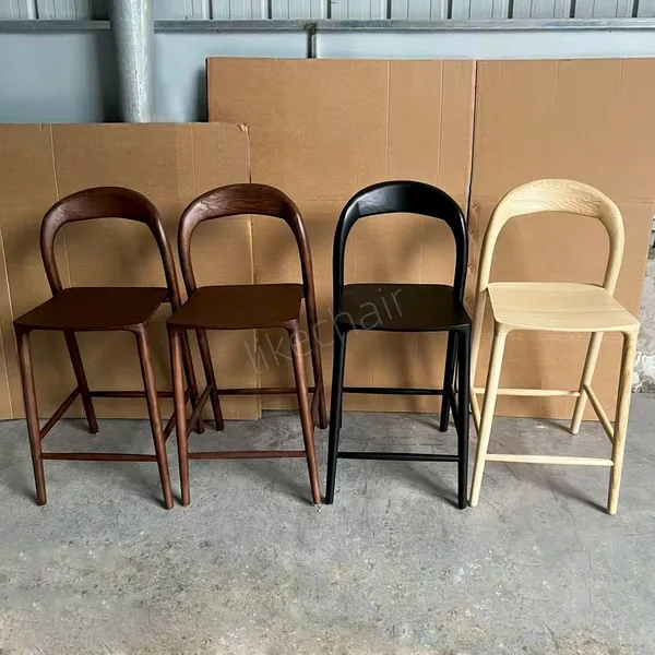 Wholesale Solid Wood Rattan Contemporary Modern Design Eco-Friendly Waterproof Dining Chair for Home Bar Hotel Living Rooms