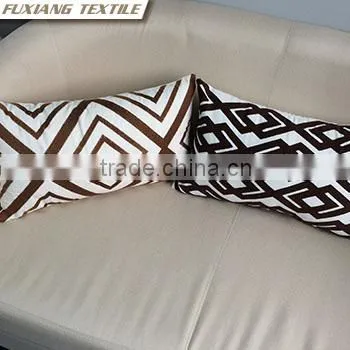 Modern Brief Style Gemometry Pattern Ourdoor Embroidered Cushion photo-5
