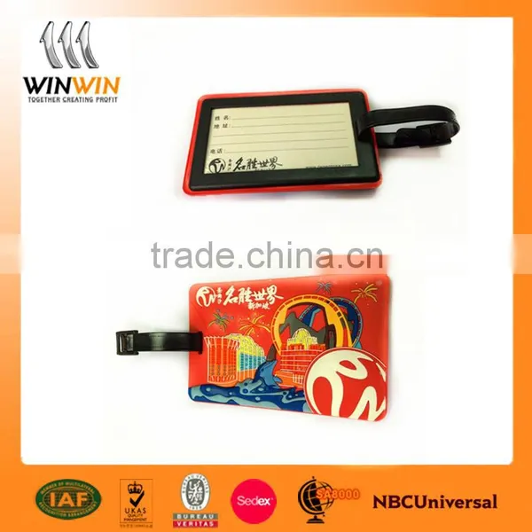 Personalized Silicone Rubber Luggage Tag photo-5