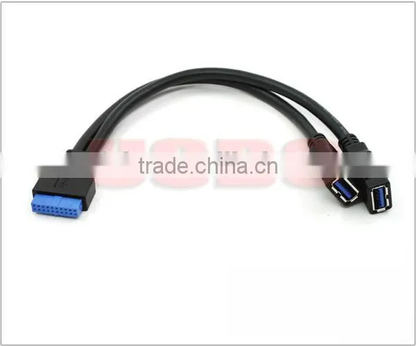 USB3.0 20pin to 2 x USB3.0 A (F) Charger Cable photo-3