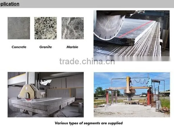 Diamond Segments for Granite for 350mm, 400mm, 600mm, 1200mm, 1600mm photo-6