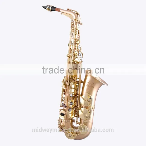 MAS-800L Gold Brass Alto Saxophone From Chinese Woodwind Instruments Supplier