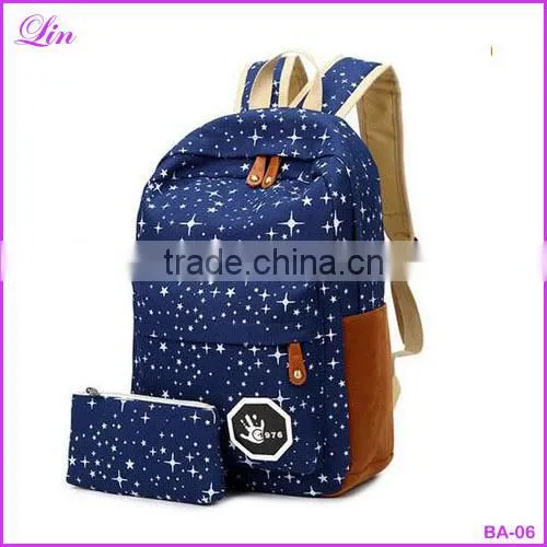 2016 Hot Sale Canvas Women Backpack Big Capacity School Bags For Teenagers Printing Backpacks For Girls Mochila Escolar