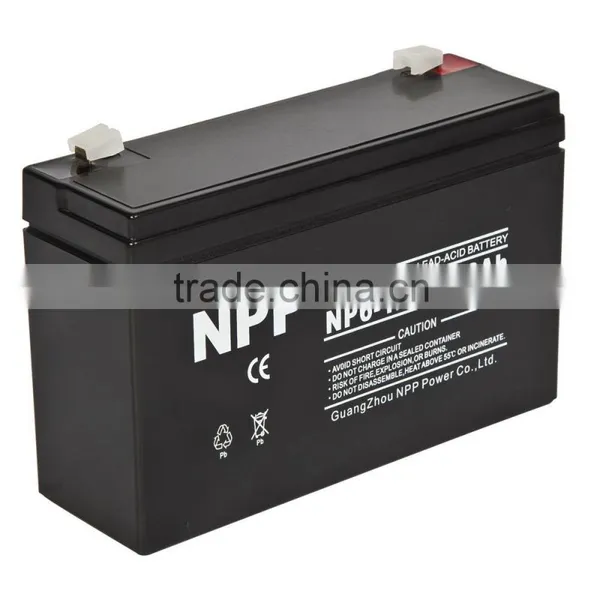 6v12ah SMF Battery Rechargeable Long Life Battery for Emergency Light photo-2