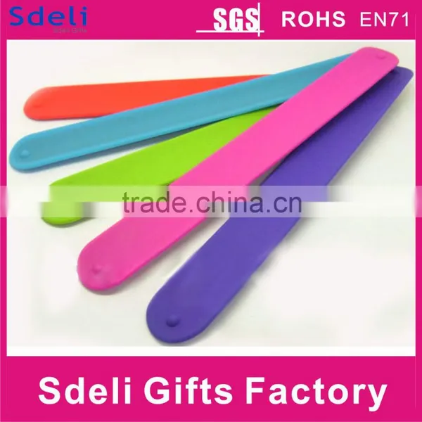 Promotional Gifts Custom Silicone Rubber Slap Wristband