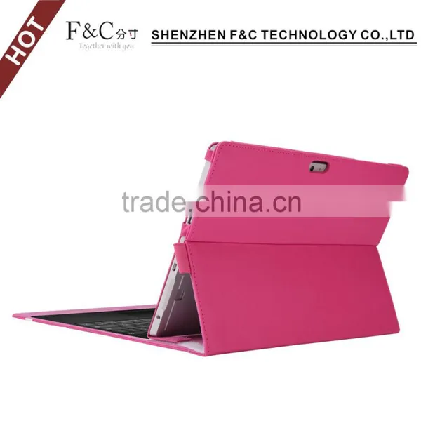 2015 PU Leather Folio Stand Cover for Microsoft Surface Pro 4 Case 12.3 Inch photo-6