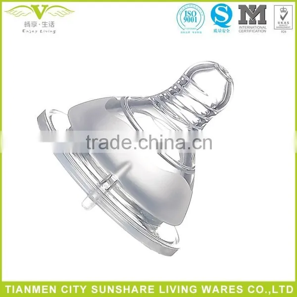 100% BPA Free Custom Breast-like Silicone Baby Bottle Nipple photo-2
