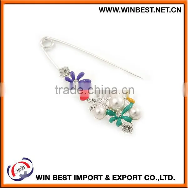 Hot Selling 2015 Costume Jewellery Trendy Brooches, Fancy Safety Pins photo-3