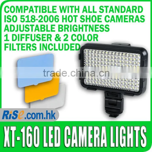 Pro XT-160 5000-5800K LED Video Light Camcorder Lighting Lamp CN-160