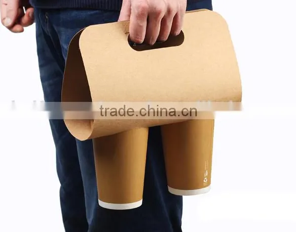 High Quality Low Price Eco-friendlly Paper Cup Holder With Handle photo-6