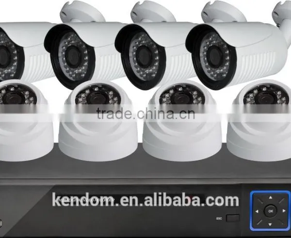 Kendom 2016 New Arrival AHD CCTV Camera 960P CCTV DVR Kits 3.6mm HD Fixed Lens Support P2p With Mobile APP 2.0Megapixe Camera photo-4