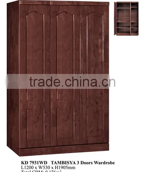 3-Doors Wardrobe